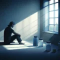 Lonely girl in a dark room wondering “do i need rehab?”. By Wellbrook Recovery