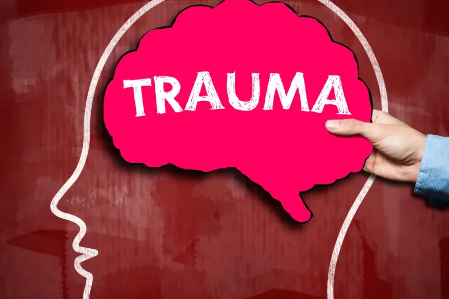 Illustration highlighting the connection between trauma therapy and substance use disorder treatment.