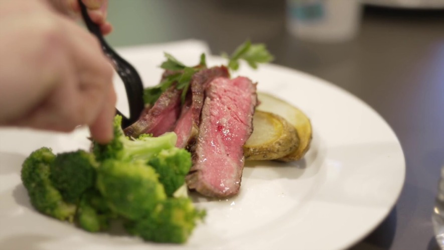 Food served at WellBrook Recovery during a cocaine detox program.
