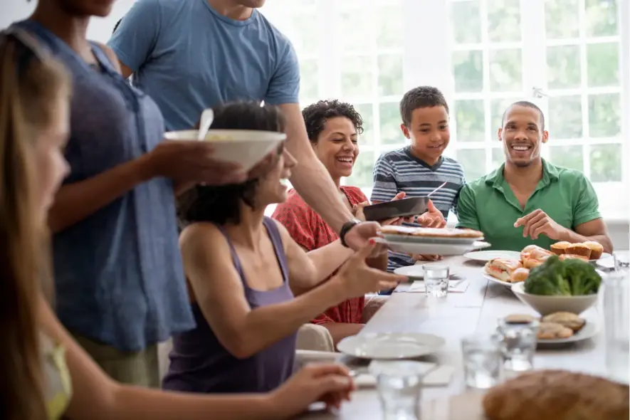 family-sharing-meal-at-home