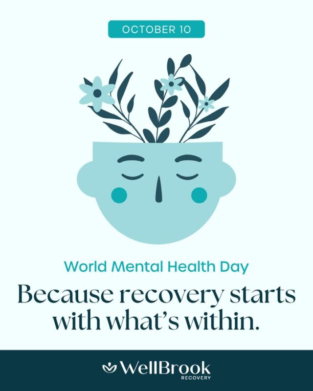 Mental health is health. And during recovery, it’s not just part of the picture—it’s the whole foundation. On World Mental Health Day, we honor the bravery it takes to ask for help, to hold space for pain, and to believe in the possibility of change. Here’s to all our clients, clinicians, and partners supporting whole-person healing every day.

#WorldMentalHealthDay #MentalHealthMatters #WholePersonCare #TraumaInformed #HealingStartsWithin #WellBrookRecovery #MentalHealthAwareness #RecoverySupport
