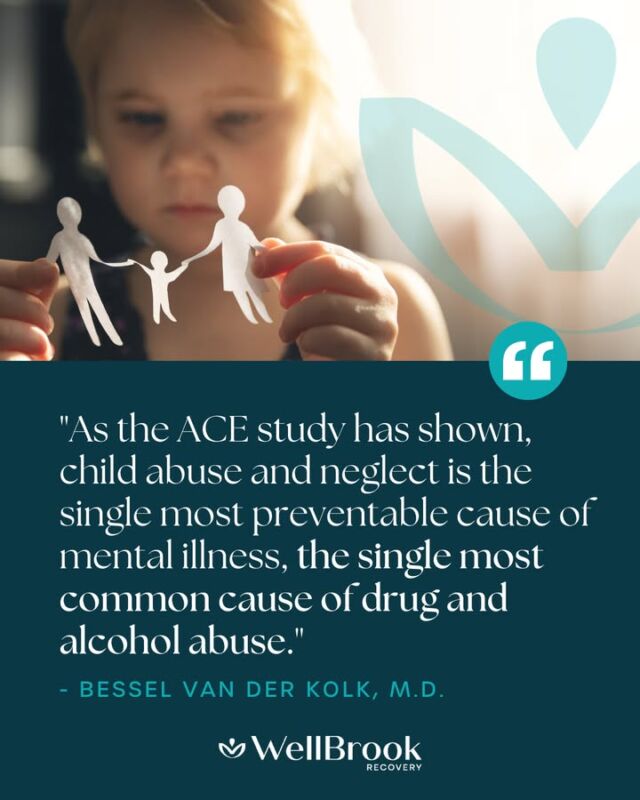 Childhood trauma changes how the nervous system learns to survive. When stress becomes the baseline, substances can feel like a form of regulation. That is not a character flaw; it is a learned coping strategy that can be unlearned.

CDC research links adverse childhood experiences (ACEs) with increased risk for substance use and long-term health consequences.

At WellBrook, we treat addiction and help people build safer coping tools that do not cost them their future.

If your past is showing up in your present, you deserve support that is trauma-informed and addiction-focused.

#ACEs #ChildhoodTrauma #TraumaInformed #DualDiagnosis #CoOccurringDisorders #AddictionRecovery #CycleBreaker #RelapsePrevention #SubstanceUseTreatment #WellBrookRecovery