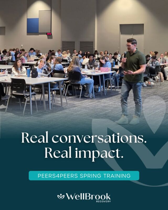 Earlier this week, WellBrook Recovery's Joe Kiel had the opportunity to be a guest speaker at the Waukesha County Peers4Peers Spring Training at WCTC.

More than 200 students came together for a day centered on prevention, open dialogue, and rethinking how we talk about addiction and mental health. What stood out most was not just the turnout, but the level of engagement. Students were present, curious, and willing to step into conversations that challenge stigma and reshape understanding.

These are the kinds of spaces that create long-term impact. When young people are equipped with better language, awareness, and perspective, it shifts how communities respond to substance use and mental health challenges as a whole.

We’re grateful to have been included and to continue building relationships with organizations doing meaningful work in prevention and education across Wisconsin.

#WellBrookRecovery #Prevention #MentalHealthAwareness #SubstanceUseAwareness #BehavioralHealth #CommunityImpact #EndTheStigma #Wisconsin