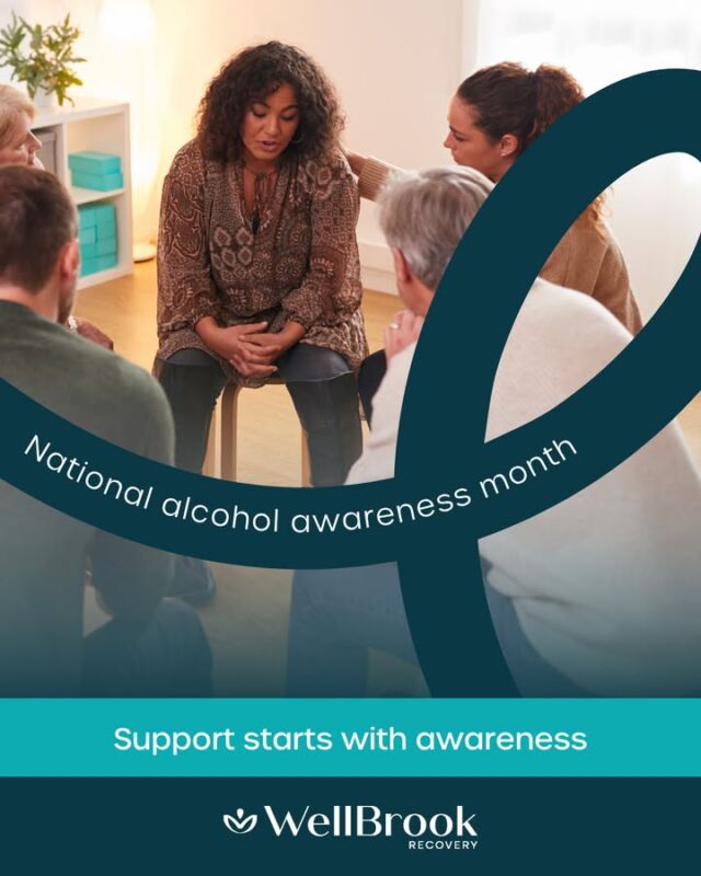 April is National Alcohol Awareness Month, a time to raise awareness, reduce shame, and remind people that support is available.

Alcohol use challenges can affect anyone, and reaching out for help is not a sign of weakness. It is a meaningful first step toward something better.

At WellBrook Recovery, we believe education and early support matter, and recovery is possible.

How will you help raise awareness or show your support this month?

#AlcoholAwarenessMonth #WellBrookRecovery #RecoveryIsPossible #AddictionRecovery #SubstanceUseTreatment #SobrietySupport #RecoveryJourney #BehavioralHealth